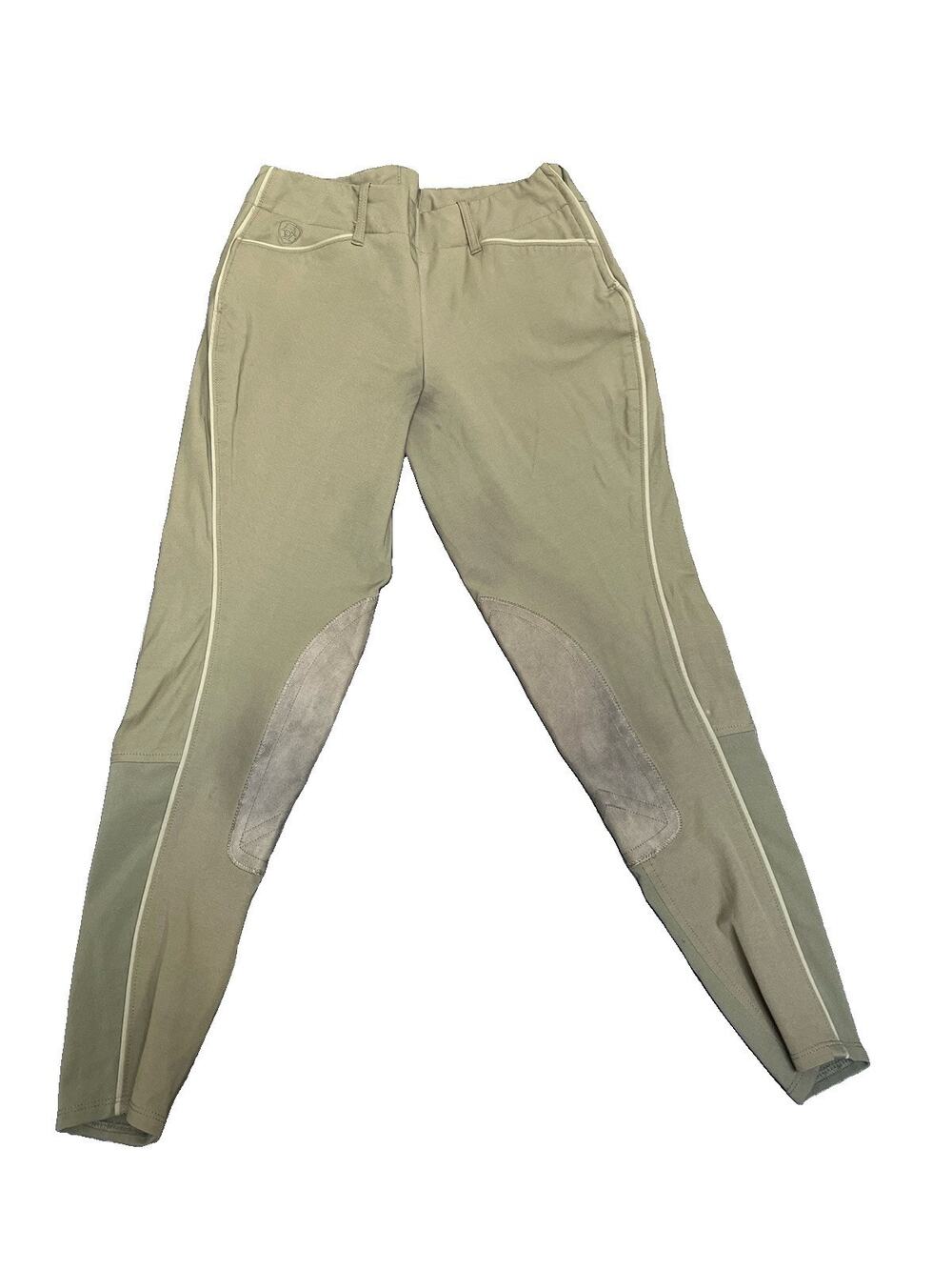 Ariat Heritage Breeches Womens 24R Olive Knee Patch Riding Equestrian Pants
